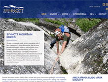 Tablet Screenshot of newhampshireclimbing.com